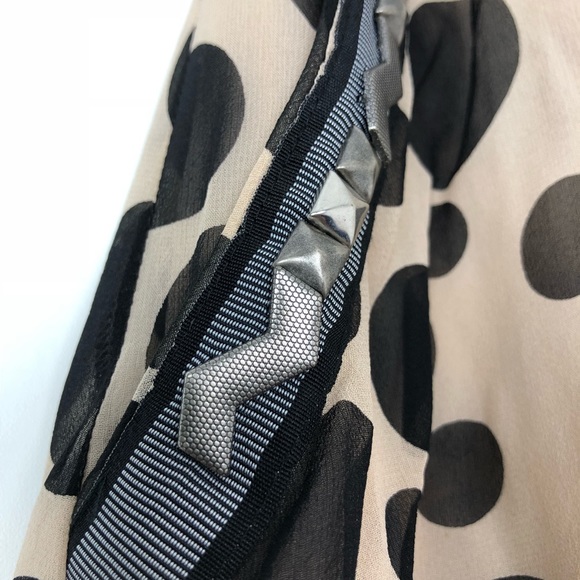 BCBGeneration skirt small polka dots pockets mini - Picture 2 of 7